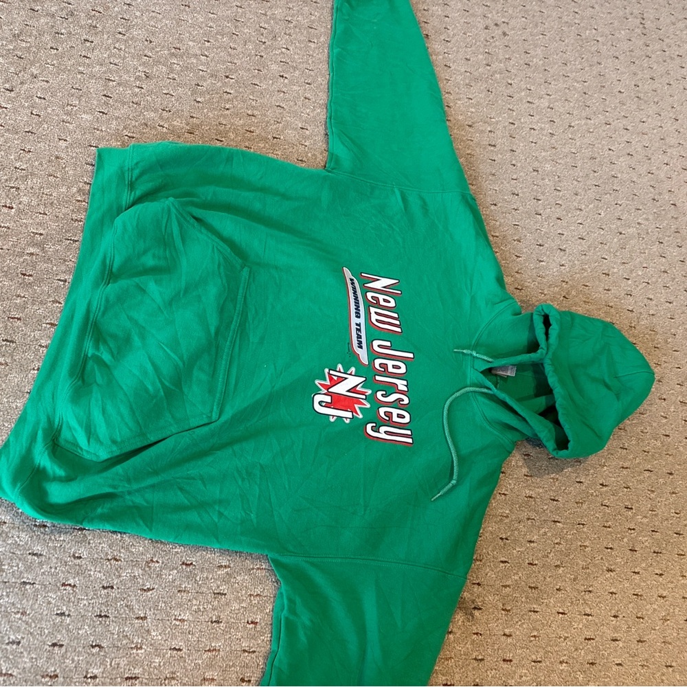 Vintage Green New Jersey Hoodie